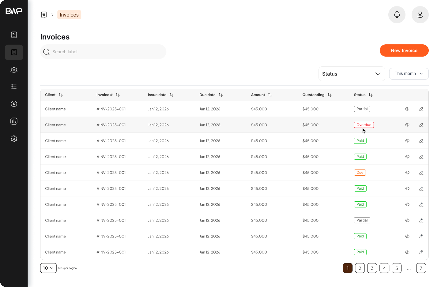 Invoices | BuildWisePro