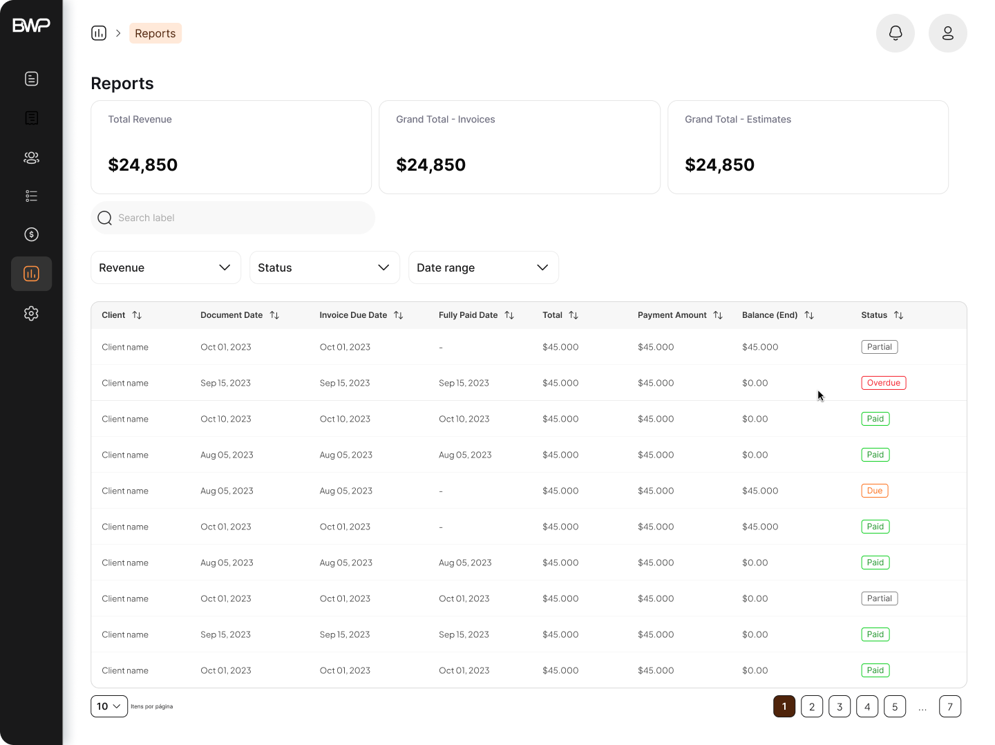 Reports | BuildWisePro
